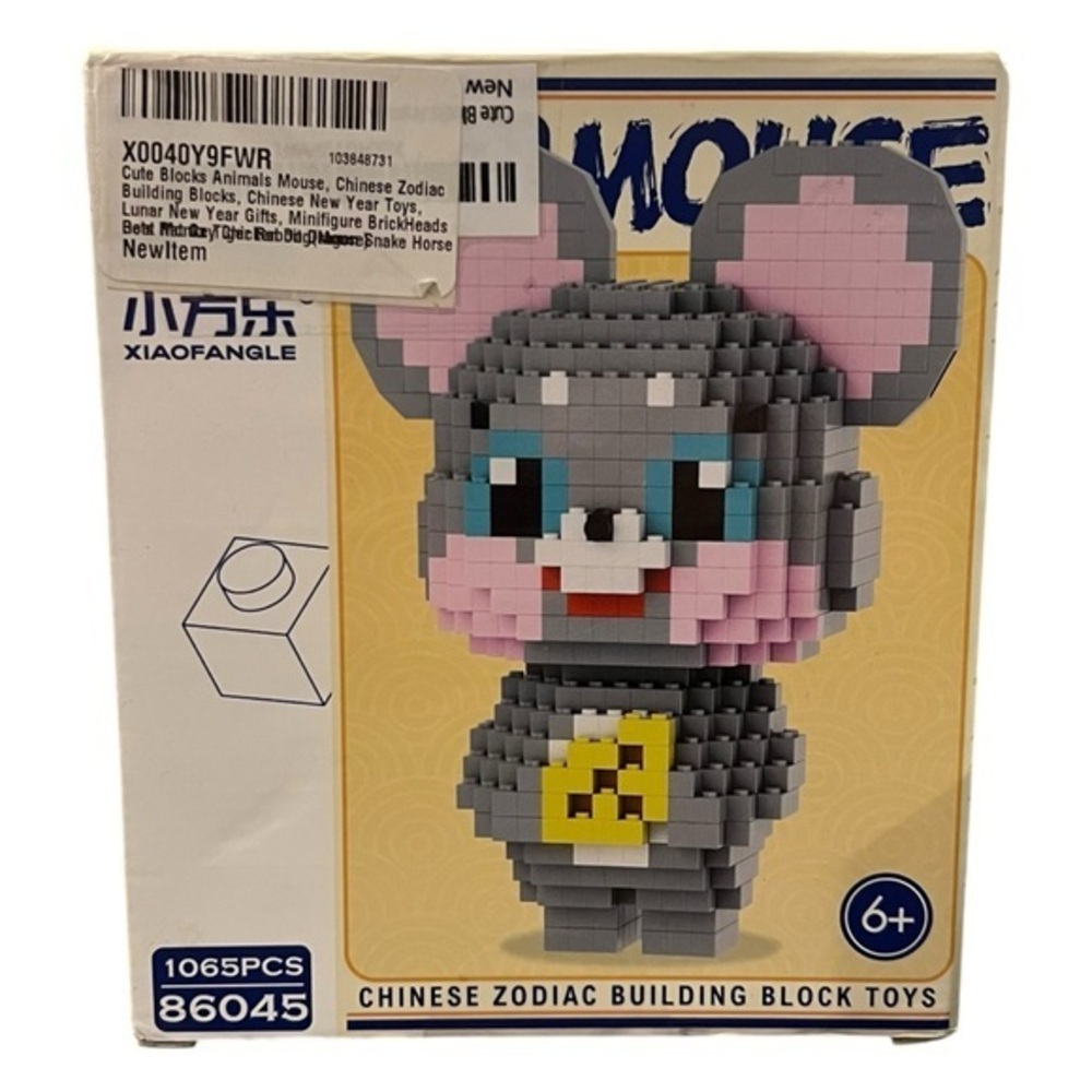 Chinese Zodiac Micro Building Block MOUSE Kit 1065 Pieces‎ NEW Gift 6+ CUTE!